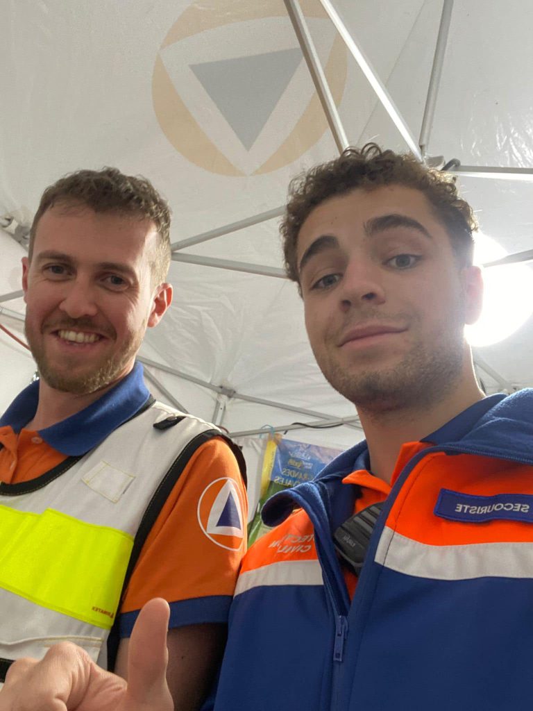 alt = la protection civile aux médiévales d'Andilly