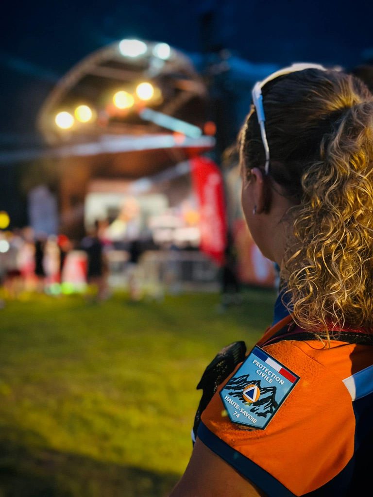 alt = la protection civile mobilisée au château Sonic 2024
